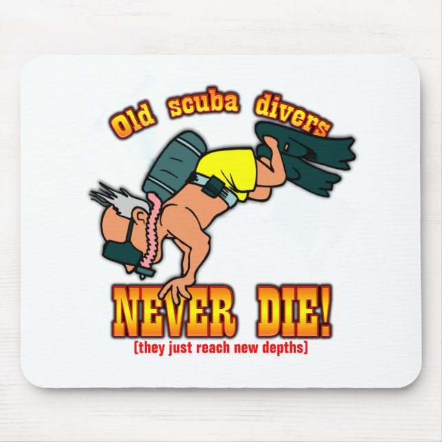 Scuba Divers Mouse Pad (Front)