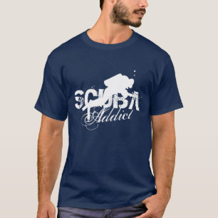 Scuba diving addict t shirt