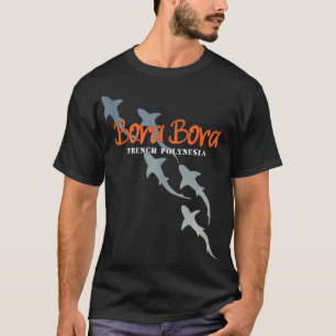 Scuba Diving Bora Bora Scuba Diving with Sharks T-Shirt