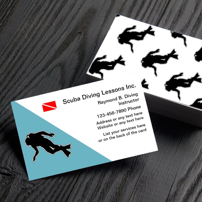 Scuba Diving Business Cards (Creator Uploaded)