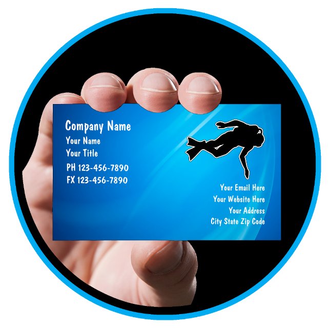 Scuba Diving Business Cards (Creator Uploaded)