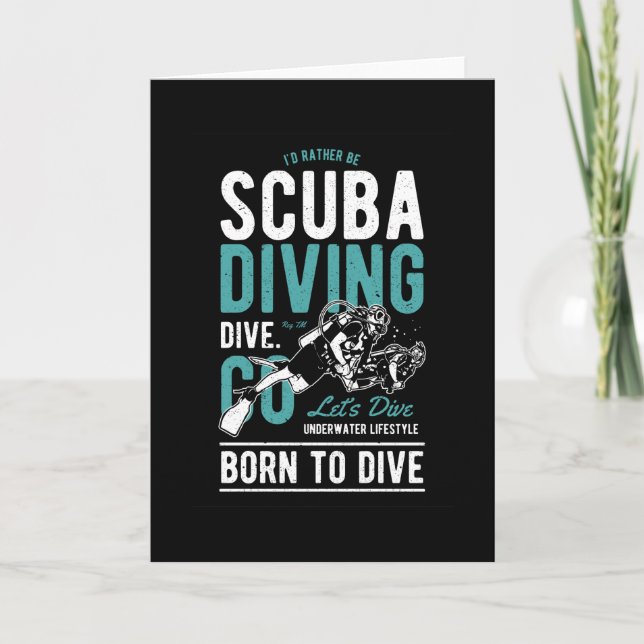 Scuba Diving Card (Front)