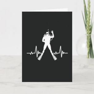 Scuba Diving Cards Diver Snorkelling Water Sports