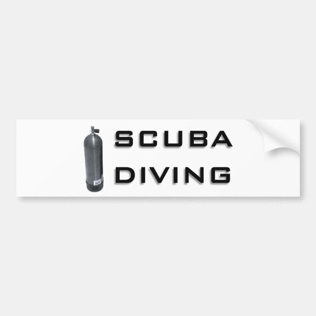 Scuba  Diving design! Bumper Sticker (Front)