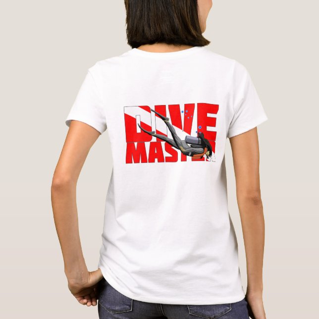 Scuba Diving Dive Master T-Shirt (Back)