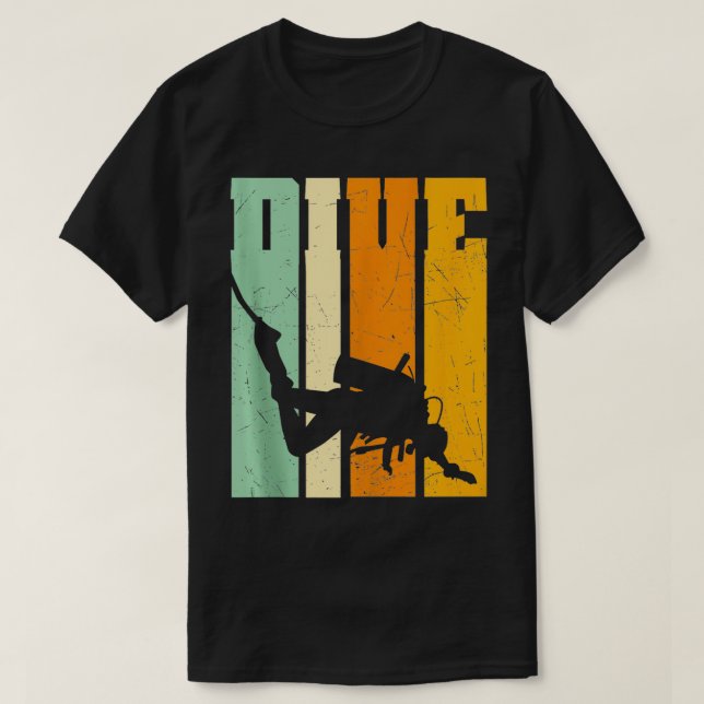 Scuba Diving Dive Scuba Diver  T-Shirt (Design Front)