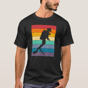 Scuba Diving Divemaster Distressed Vintage Retro S T-Shirt