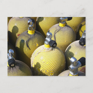Scuba Diving Equipment Postcard