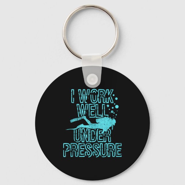 Scuba Diving - Funny Scuba Diver Gift Tank Top  Key Ring (Front)