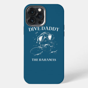 Scuba Diving Gear Dive Daddy Bali iPhone 13 Pro Max Case