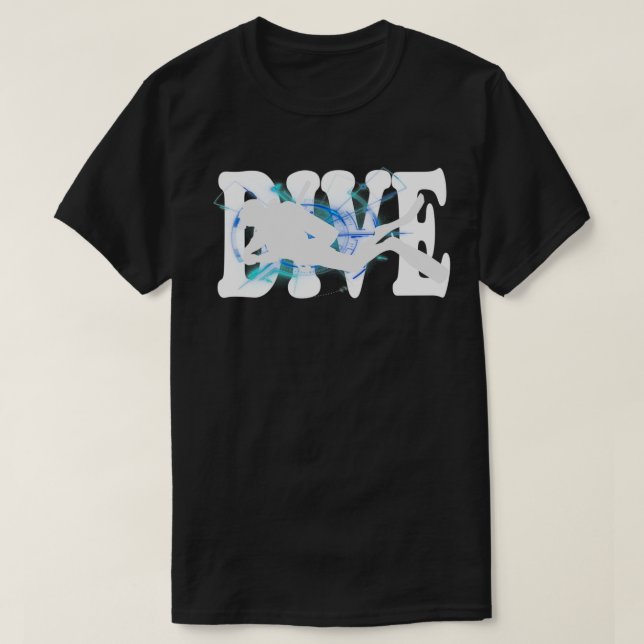 Scuba Diving Heart Beat Best for Diver 11 T-Shirt (Design Front)