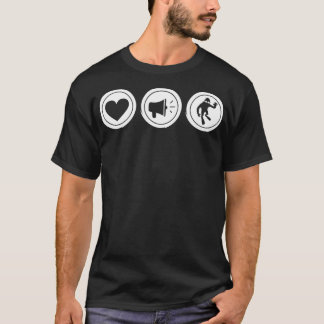Scuba Diving Heart Megaphonet LoveCool Funny Scuba T-Shirt