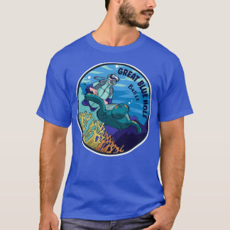 Scuba Diving In Great Blue Hole Belise T-Shirt