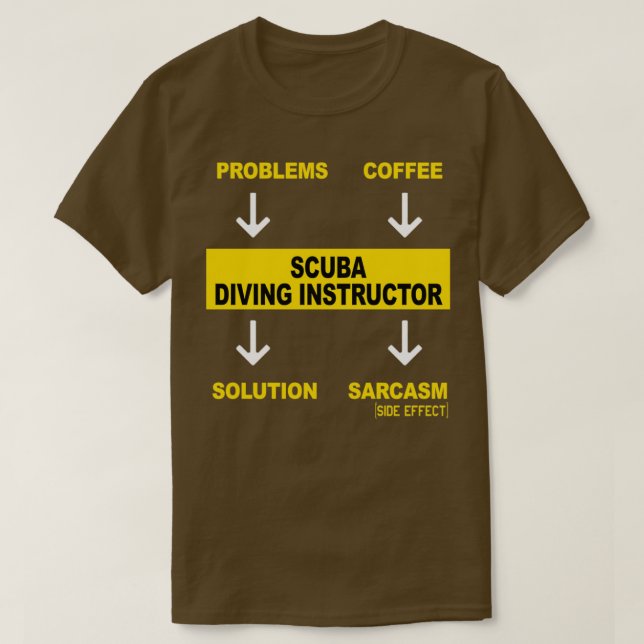 SCUBA DIVING INSTRUCTOR 2 T-Shirt (Design Front)
