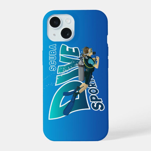 Scuba Diving |  iPhone 15 Case (Back)