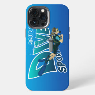 Scuba Diving iPhone 13 Pro Max Case