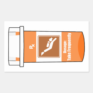 Scuba Diving Is My Drug Rectangular Sticker