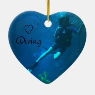 Scuba Diving - Life to Dive Ceramic Ornament
