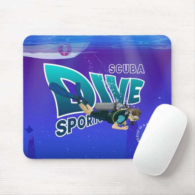Scuba Diving | Mousepad (With Mouse)