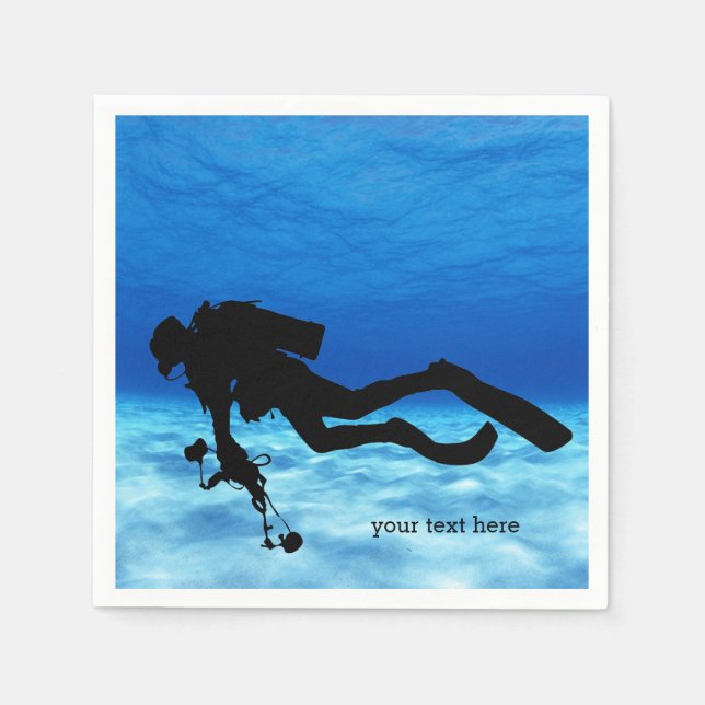 Scuba Diving Napkin (Front)