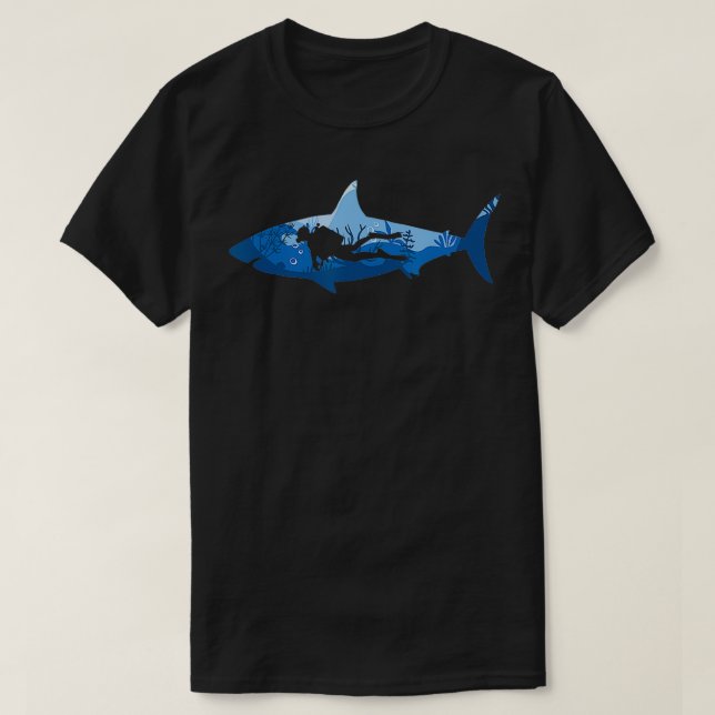Scuba Diving Ocean Explore Dive Diver  T-Shirt (Design Front)