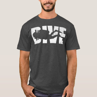 Scuba Diving Ocean Life Sea Lover Scuba Diver T-Shirt