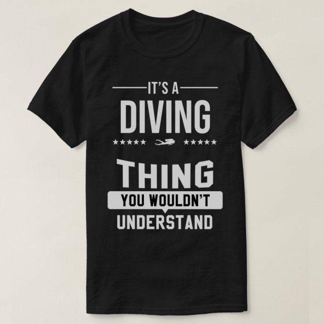 Scuba Diving Outdoor Snorkelling Scuba Diver Dive T-Shirt (Design Front)