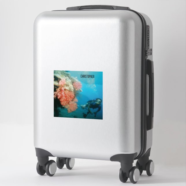 Scuba Diving Personalised (Suitcase)