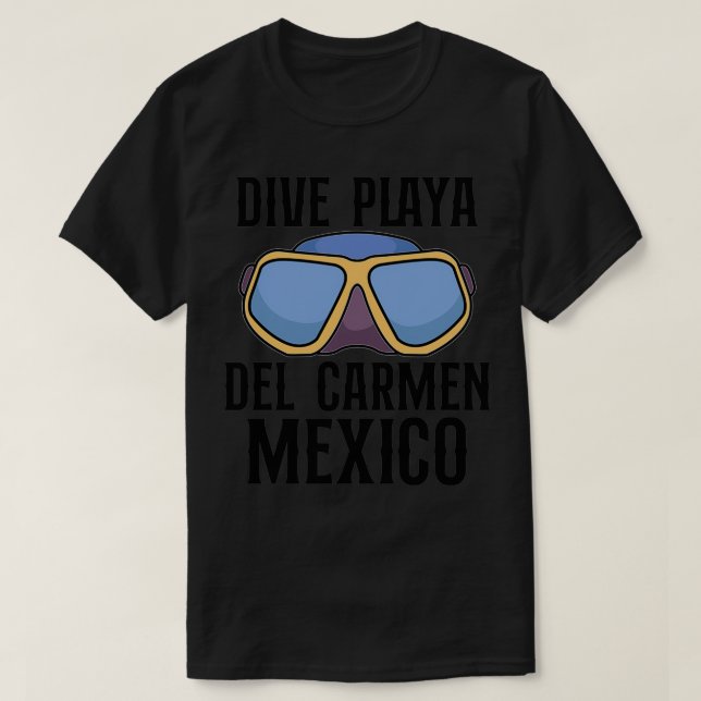 SCUBA DIVING PLAYA DEL CARMEN GIFT IDEA 1 T-Shirt (Design Front)