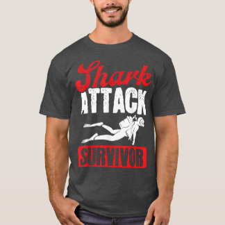 Scuba Diving s Shark Attack Survivor Scuba Diver  T-Shirt