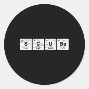 Scuba Diving Scuba Diver Classic Round Sticker