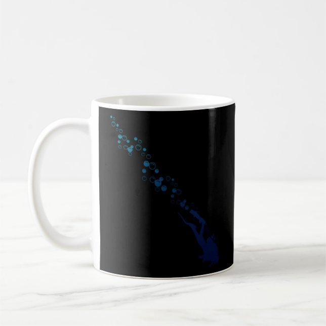 Scuba Diving Scuba Diver  Coffee Mug (Left)