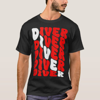Scuba Diving Scuba Diver Stylish Funny Ocean Lover T-Shirt