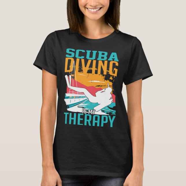 Scuba Diving Snorkeling Underwater Diving  1 T-Shirt (Front)