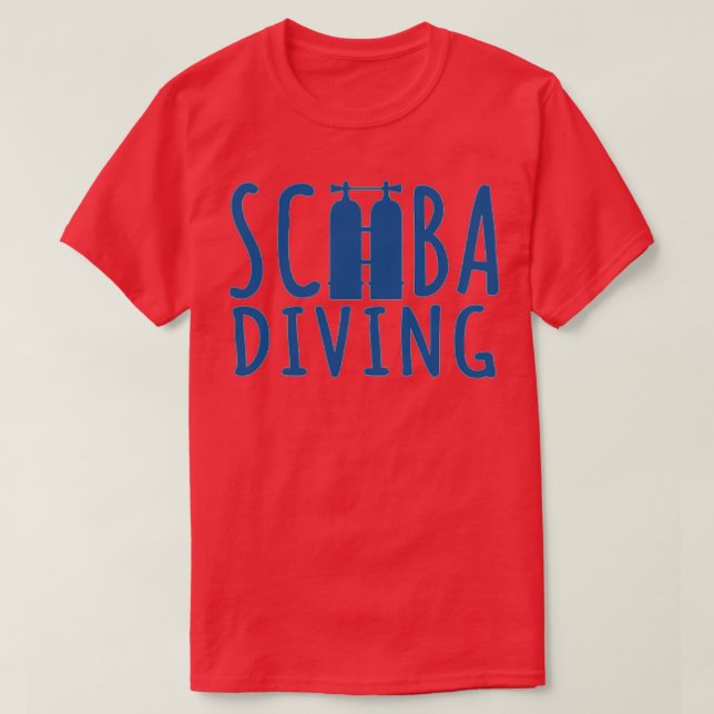 Scuba Diving Tauchen T-Shirt (Design Front)