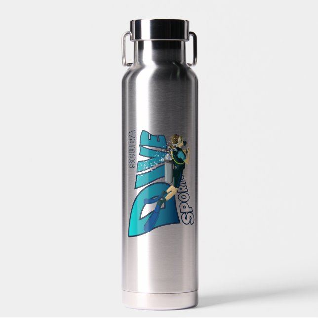 Scuba Diving | Thor Copper Vacuum Insulated Water Bottle (Front)