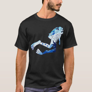 Scuba Diving Under Water Snorkelling Ocean Life Sc T-Shirt