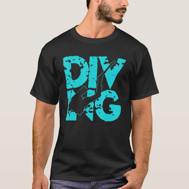 Scuba Diving Water Sports Diver Ocean Deep Sea Und T-Shirt (Front)