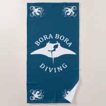 Scuba Diving With Manta Rays At Bora Bora
