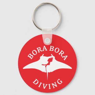 Scuba Diving With Manta Rays At Bora Bora Key Ring