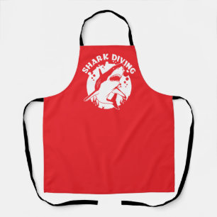 Scuba Diving With Sharks Apron