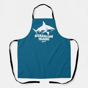 Scuba Diving With Sharks Guadalupe Island Apron