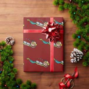 Scuba Diving Wrapping Paper