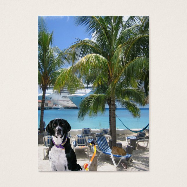 Scuba Dog "Imaginative" Trading Card (Front)