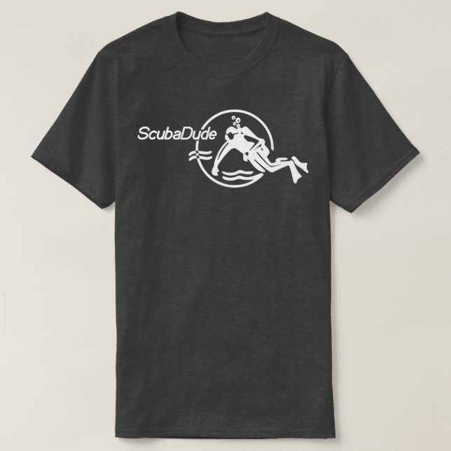 Scuba Dude Iconic Diver for Diving and Watch Enthu T-Shirt (Design Front)