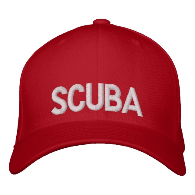 Scuba Embroidered Hat (Front)
