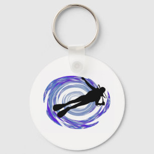SCUBA FRENCH REEFS KEY RING