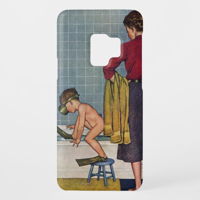 Scuba in the Tub Case-Mate Samsung Galaxy Case (Back)