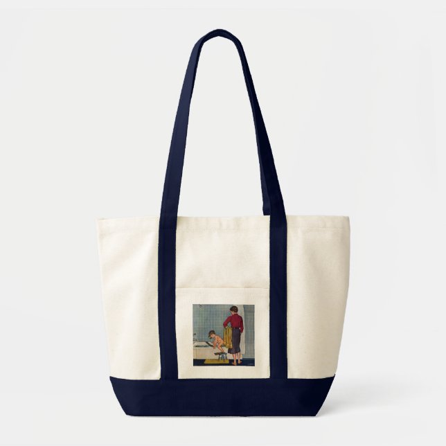 Scuba in the Tub Tote Bag (Front)