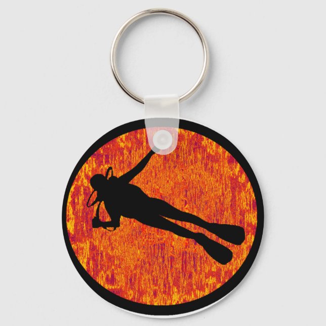 SCUBA MORNING DIVE KEY RING (Front)